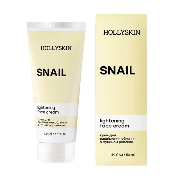 Смягчающий крем для лица с муцином улитки HOLLYSKIN Snail Face Cream 50 мл