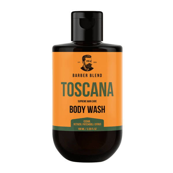 Парфюмерный гель для душа Toscana для мужчин BARBER BLEND 100 мл