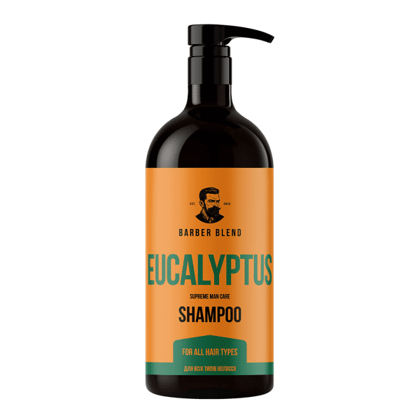 Шампунь для всех типов волос Eucalyptus BARBER BLEND 1 л