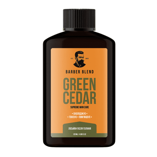Освіжальний лосьйон після гоління Green Cedar BARBER BLEND 120 мл