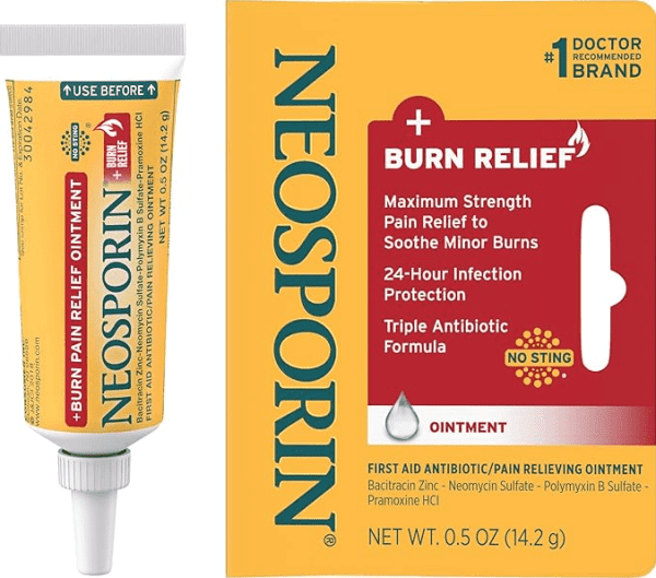 Оригинальная мазь Neosporin Dual Action Burn Relief 14.2 г