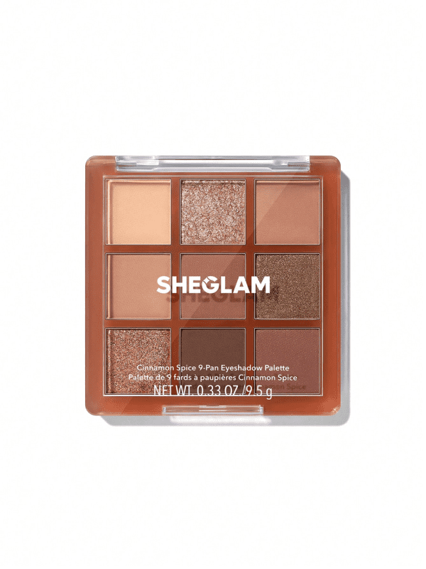 Палітра тіней для повік Sheglam 9-Pan Eyeshadow Palette - Cinnamon Spice
