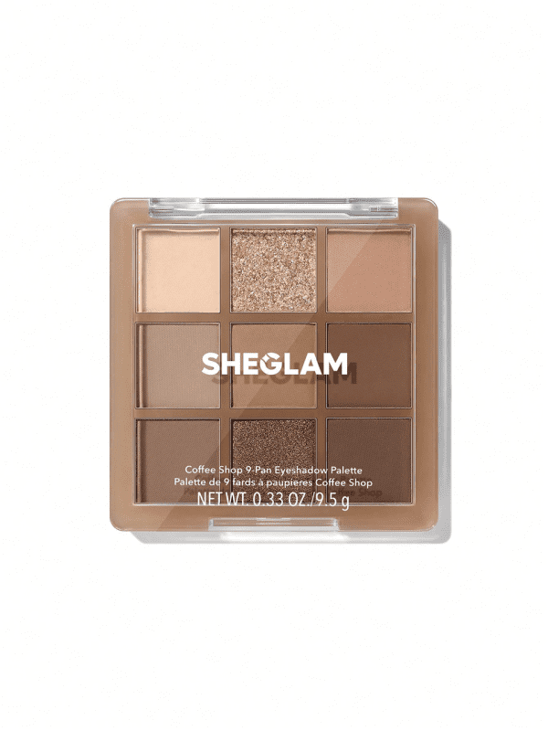 Палитра теней для век Sheglam 9-Pan Eyeshadow Palette - Coffee Shop