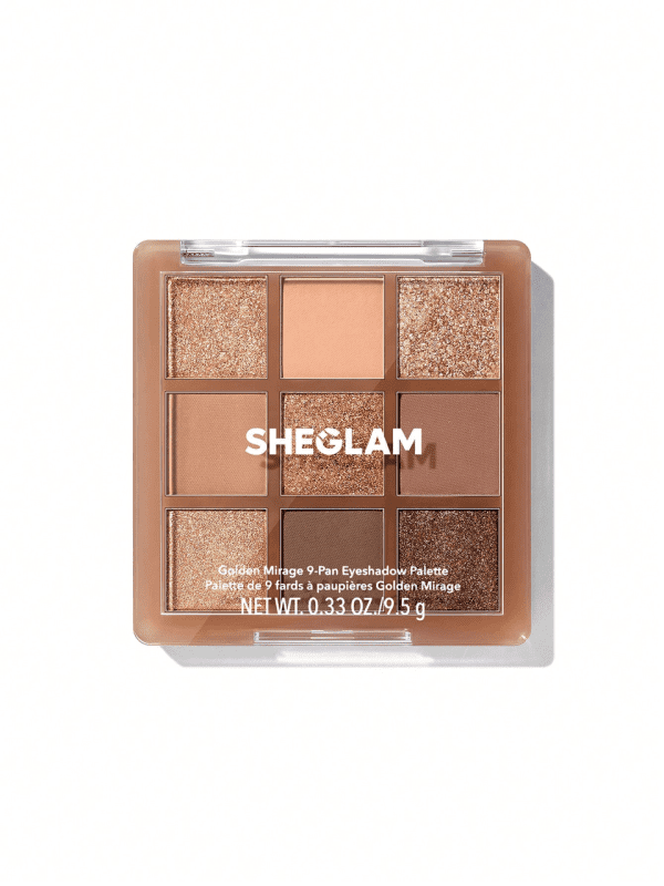 Палитра теней для век Sheglam 9-Pan Eyeshadow Palette - Golden Mirage