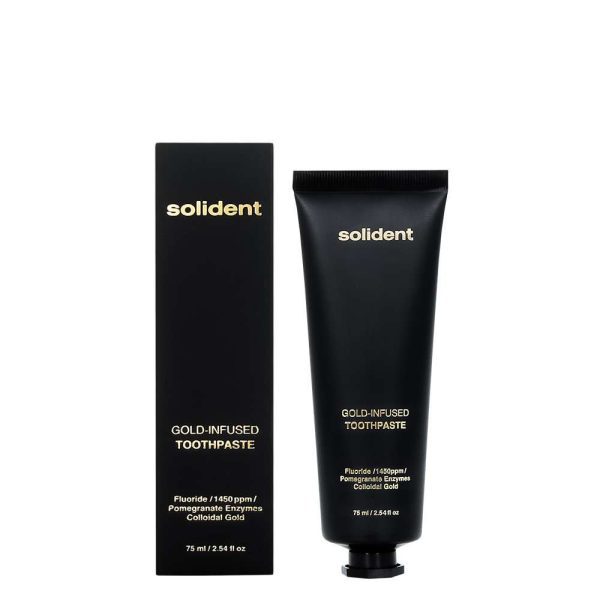 Зубна паста Solident Gold-Infused Toothpaste з колоїдним золотом 75 мл