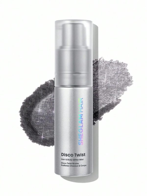 Міст спрей для волосся та тіла з блискітками Sheglam Disco Twist Hair & Body Glitter Mist Midnight Aurora 10 г