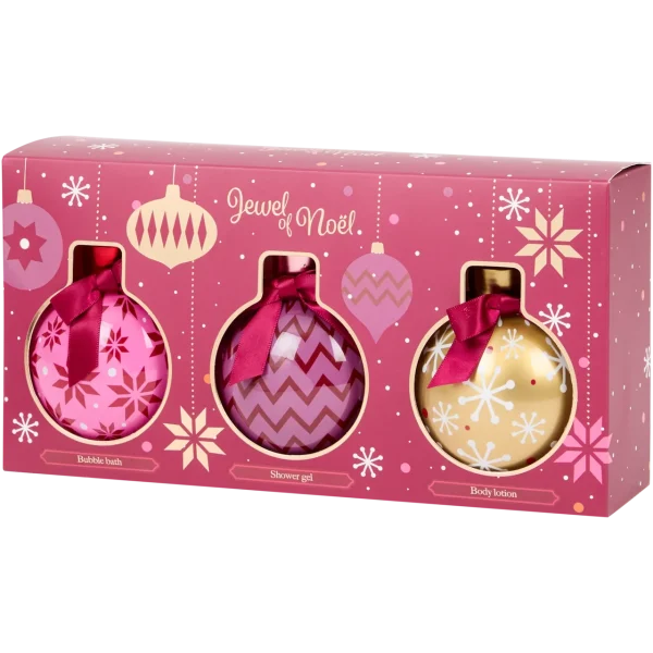 Праздничный подарочный набор Coffret Cadeau Boule de Noël 3 предмета