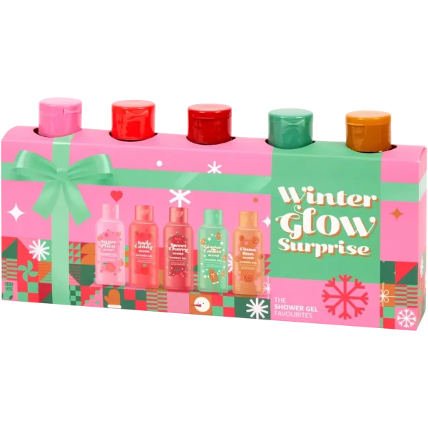 Набір із п’яти гелів для душу Winter Glow по 100 мл