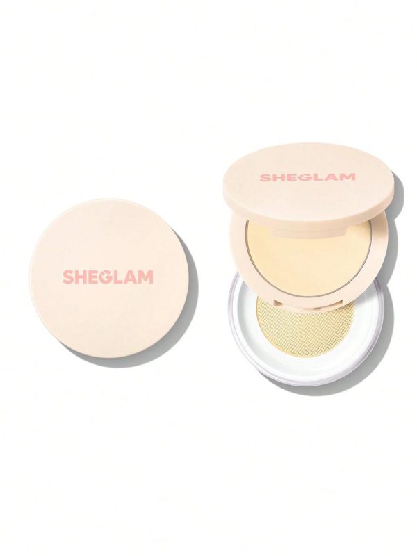 Ультратонка фіксуюча пудра Sheglam Insta-Ready Blur & Lift Duo (Banana)