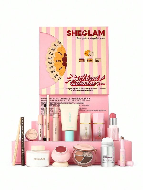 Адвент-календарь Sheglam Maquillaje Advent Calendar 2025 подарочный 12 предметов