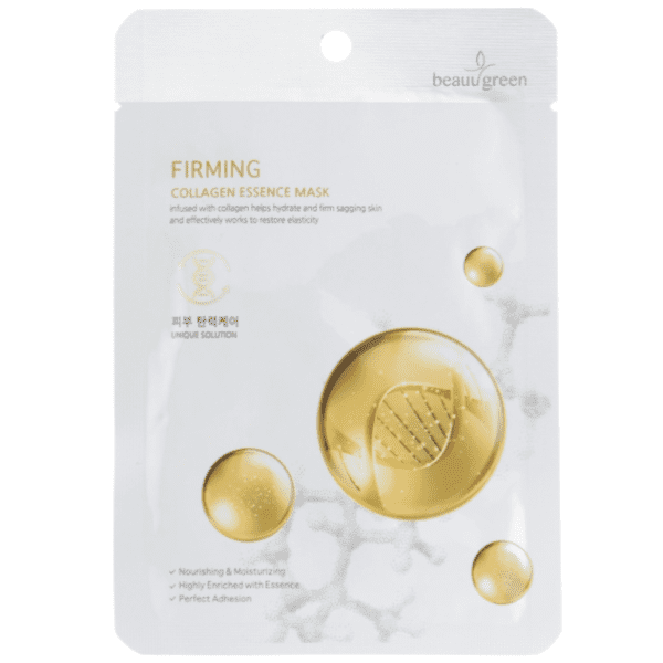 Тканевая маска на основе морского коллагена BeauuGreen Firming Collagen Essence Mask 23 г