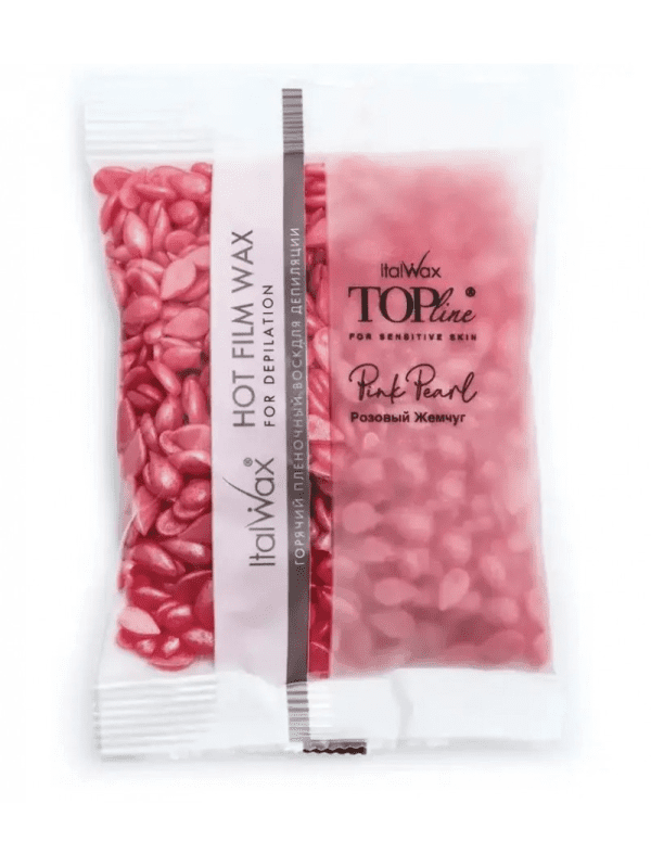Гарячий плівковий віск в гранулах Italwax TOP LINE Рожева перлина 100 г