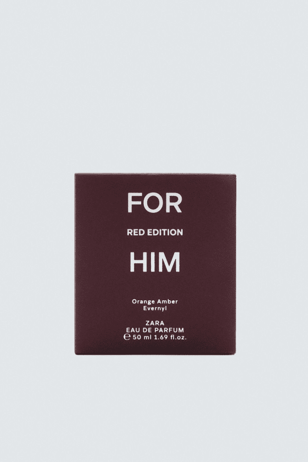 Парфумована вода чоловіча Zara For Him Red Edition 50 мл