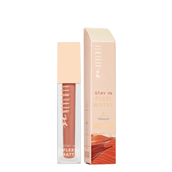 Помада для губ матова водостійка Neverti Matte Liquid Lipstick тон 001 4.5 мл