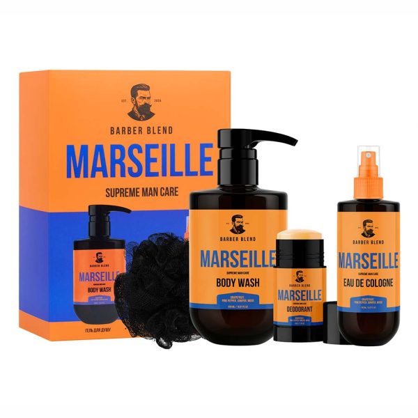 Подарунковий набір для чоловіків Marseille BARBER BLEND