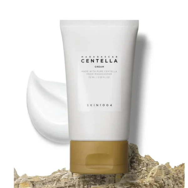 Зволожуючий крем для обличчя SKIN1004 Madagascar Centella Cream з центелою із заспокійливим ефектом 30 мл