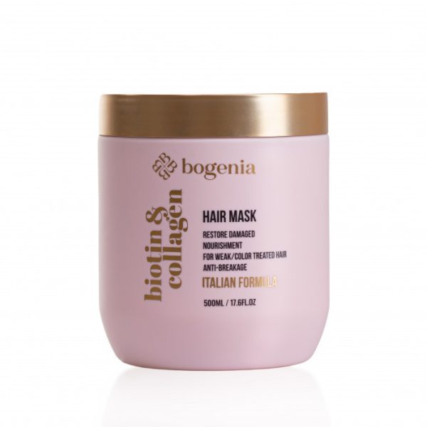 Маска для волосся Biotin & Collagen Bogenia 500 мл