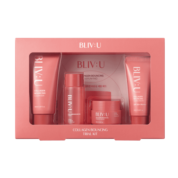 Набір мініатюр BLIV:U Collagen Bouncing Trial Kit 5 продуктів з колагеном, амінокислотами та пептидами