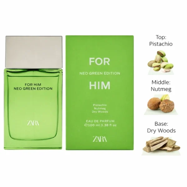 Парфум Zara For Him Neo Green Edition EDP 100 мл