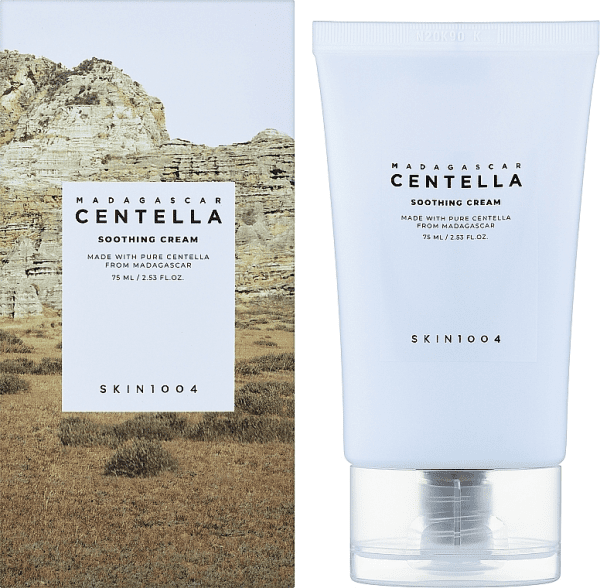 Заспокійливий крем для обличчя з центеллою SKIN1004 Madagascar Centella Soothing Cream 75 мл