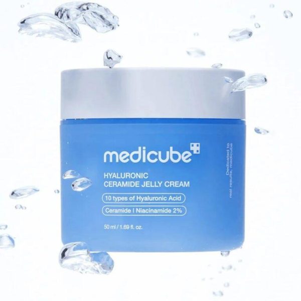 Крем-желе для обличчя Medicube Hyaluronic Ceramide Jelly Cream 50 мл з гіалуроновою кислотою та керамідами