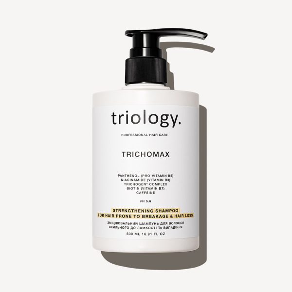 Зміцнювальний шампунь проти ламкості та випадіння волосся Trichomax Triology 500 мл