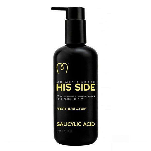 Саліциловий гель для душу His Side Mary Babe для чоловіків 400 г