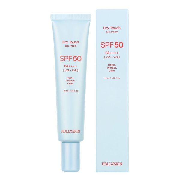 Матирующий солнцезащитный крем для лица HOLLYSKIN Dry Touch SPF 50