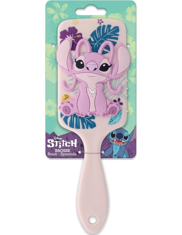 Детская щетка для волос DISNEY Stitch Angel 3D силиконовая