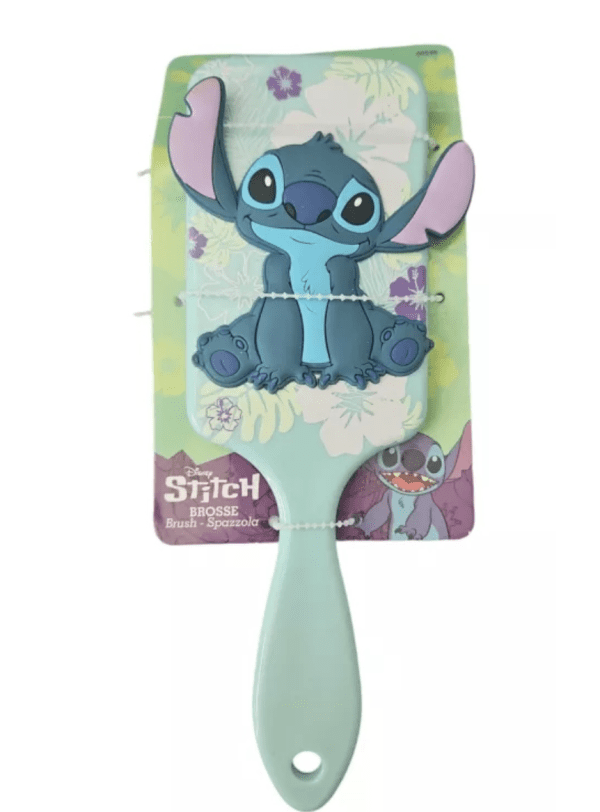 Детская щетка для волос прямоугольная DISNEY Lilo & Stitch зеленая