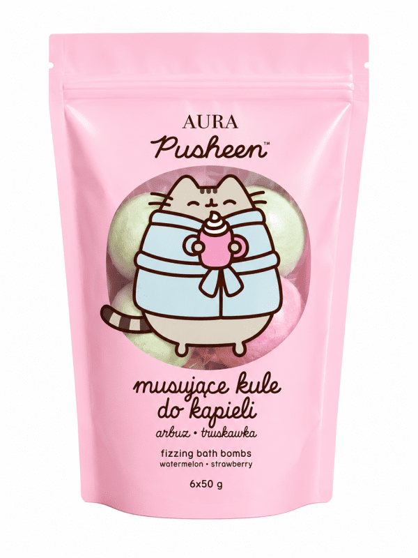 Набор бомбочек для ванной Pusheen 6 штук