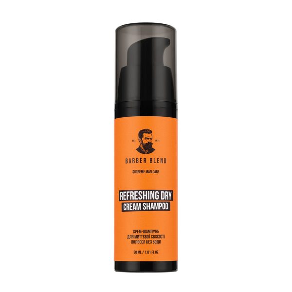 Крем-шампунь для миттєвої свіжості волосся Barber Blend без води 30 мл