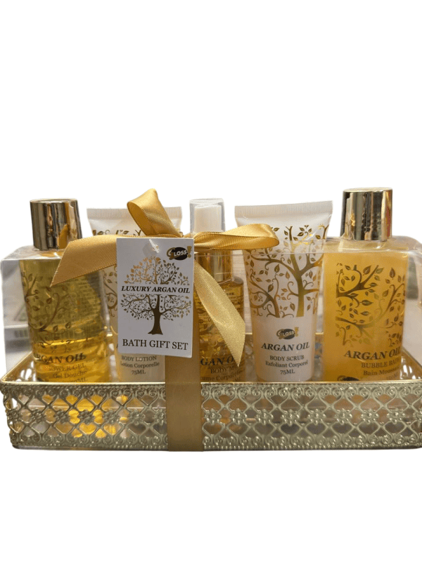 Набор для ванны Bath Gift Set Luxury Organ Oil в праздничной коробке из 5 штук