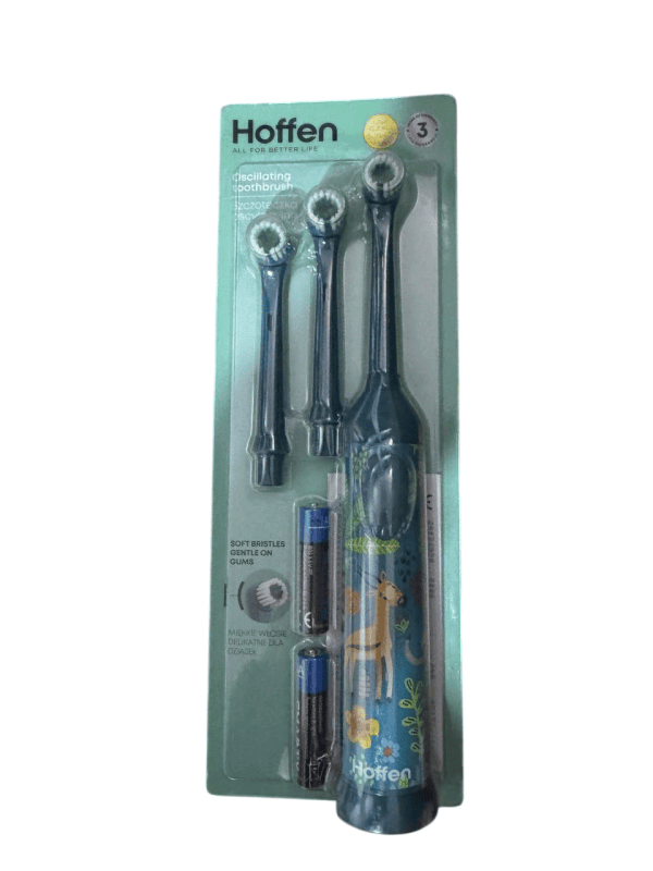 Електрична дитяча зубна щітка Hoffen + 3 насадки в комплекті No3