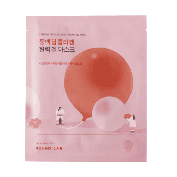 Гелевая маска с коллагеном ROUND LAB Camellia Deep Collagen Firming Gel Mask