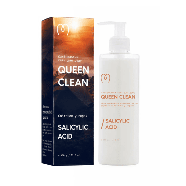 Саліциловий гель для душу Mary Babe Queen Clean «Світанок у горах» 350 мл