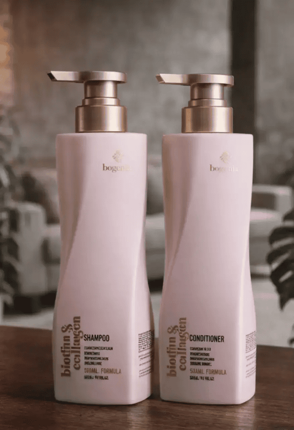 Набор для волос Biotin & Collagen Bogenia 2в1 (шампунь, кондиционер)